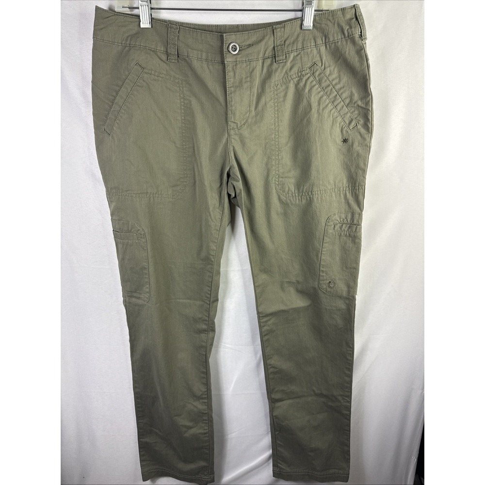 Isis Green Tech Performance Active Nylon Walkabout Hiking Light Pants Size 8